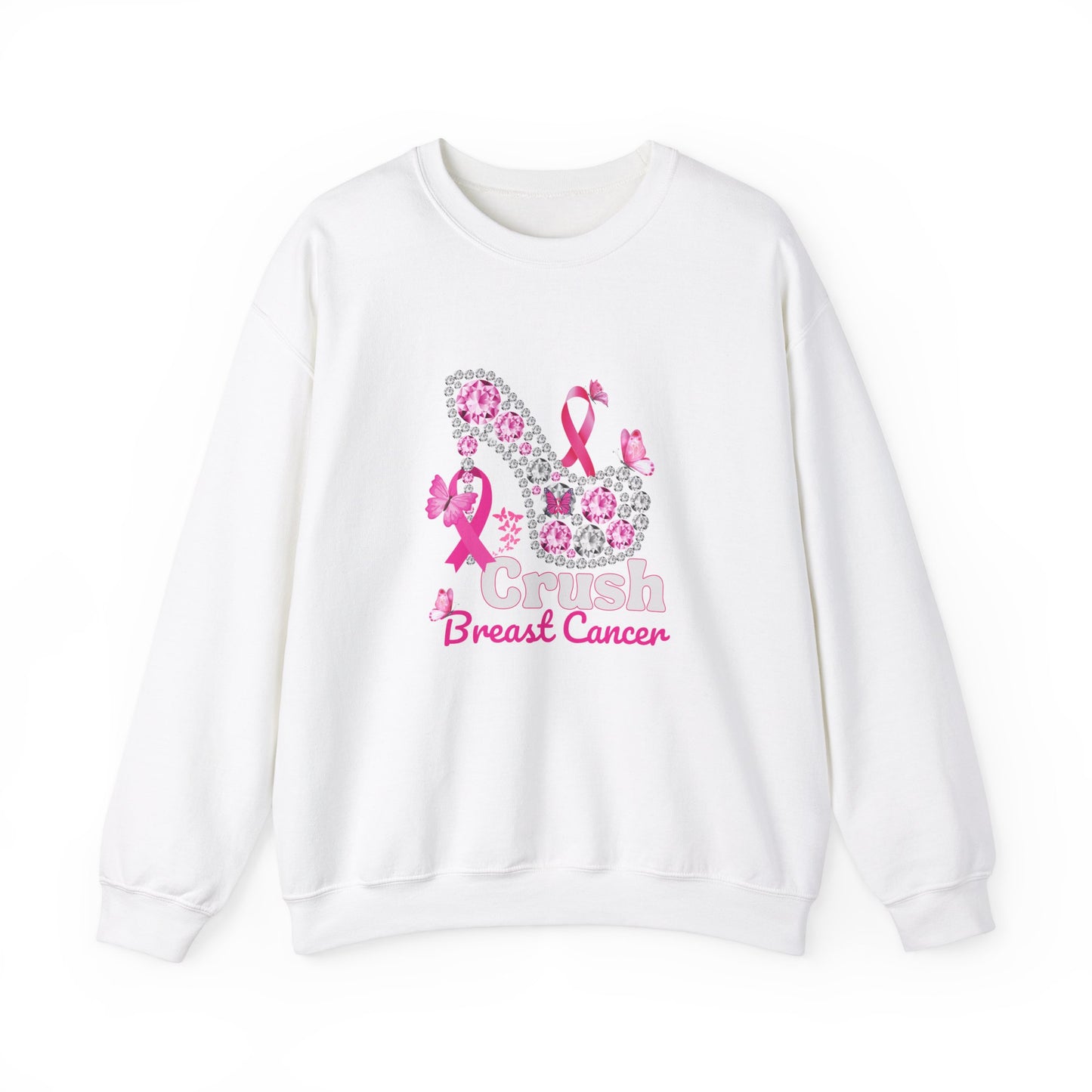 Crush Breast Cancer Crew Sweatshirt