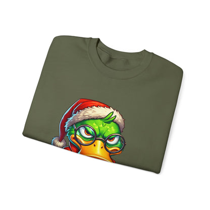 Festive Duck Off Christmas Sweatshirt