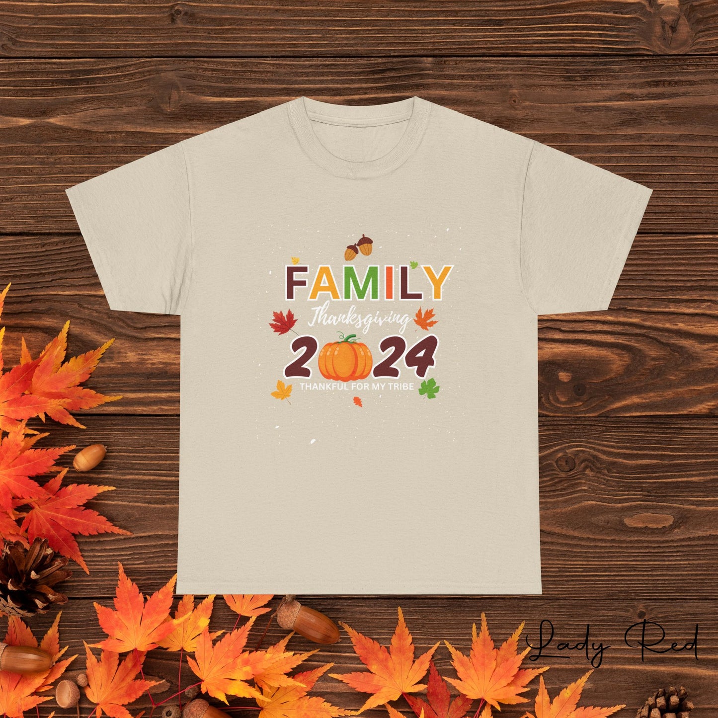 Unisex Family Tri-color Thanksgiving Tee