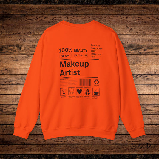 " Ingredients of a Makeup" Sweatshirt