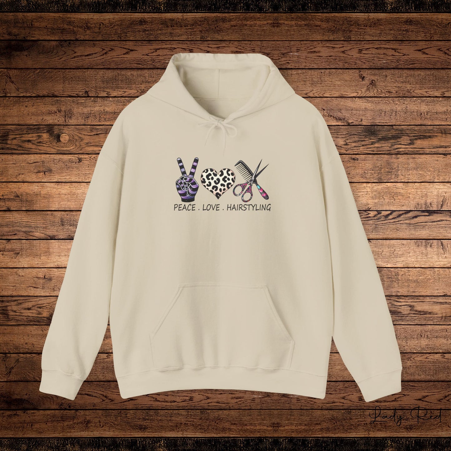 Peace, Love, & Hairstyling  Hoodie