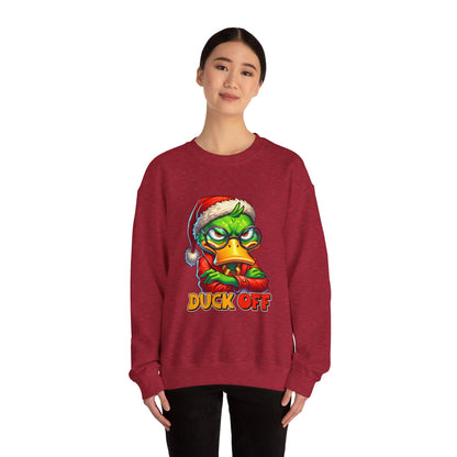 Festive Duck Off Christmas Sweatshirt