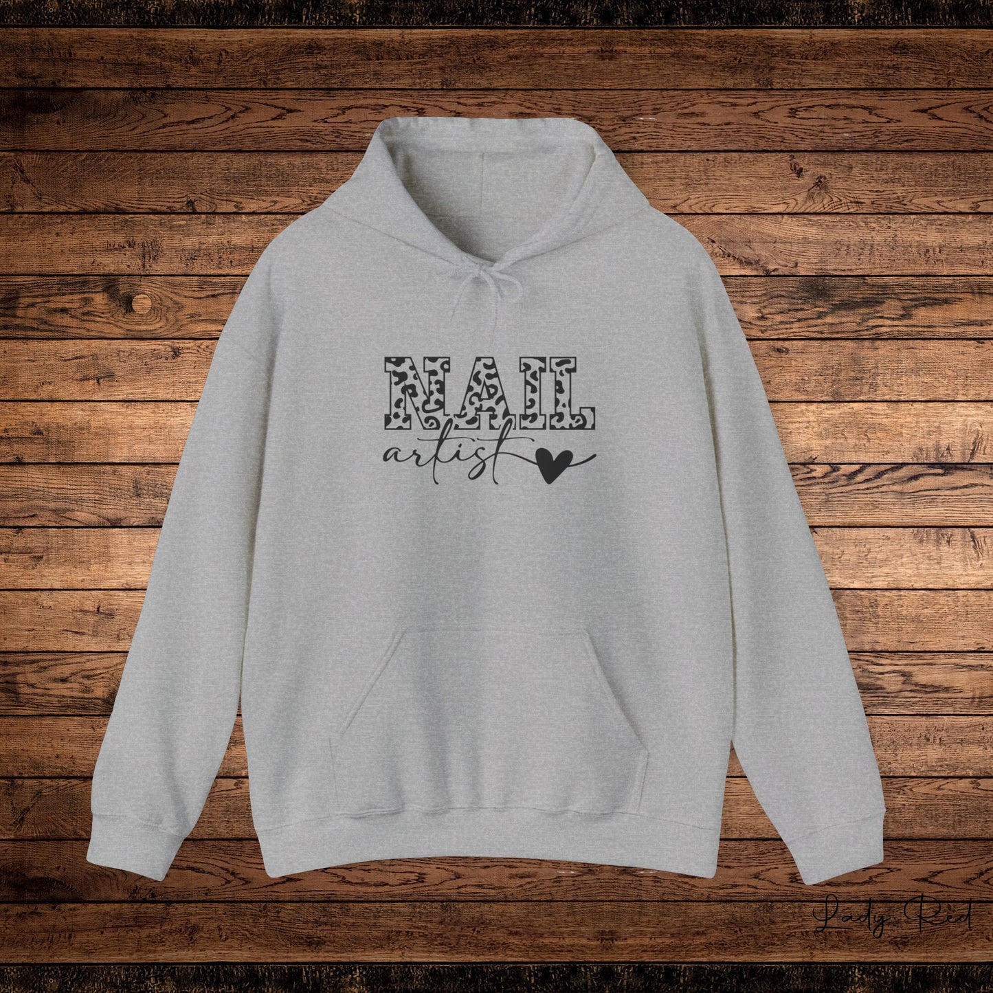 Nail Artist Heart Hoodie