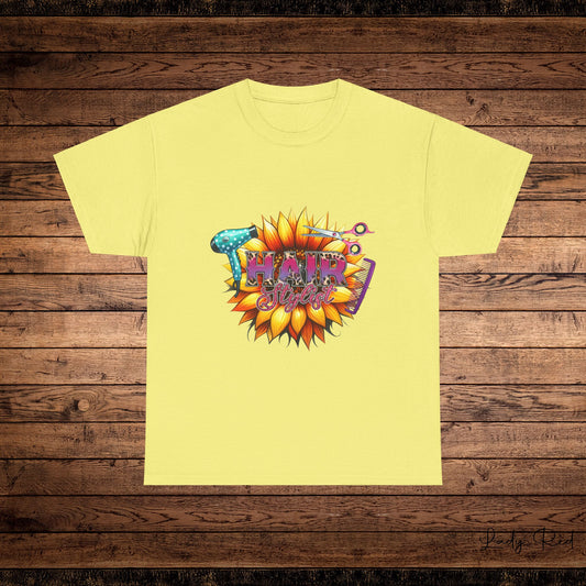 "Sunflower Hairstylist" Tee