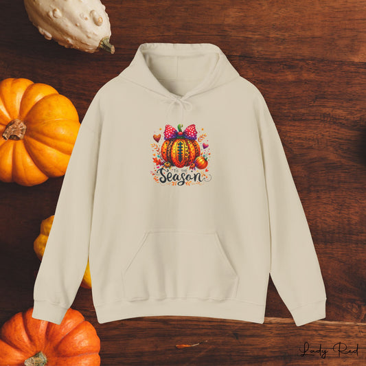 Tis' the Season Pumpkin Football Fall Hoodie