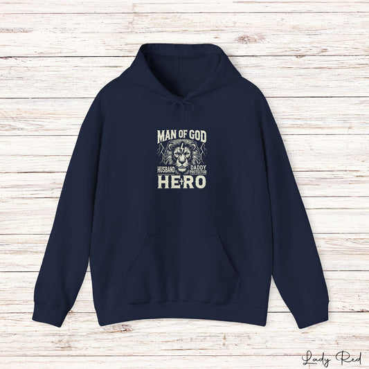 Man Of God, Hero Lion Hoodie