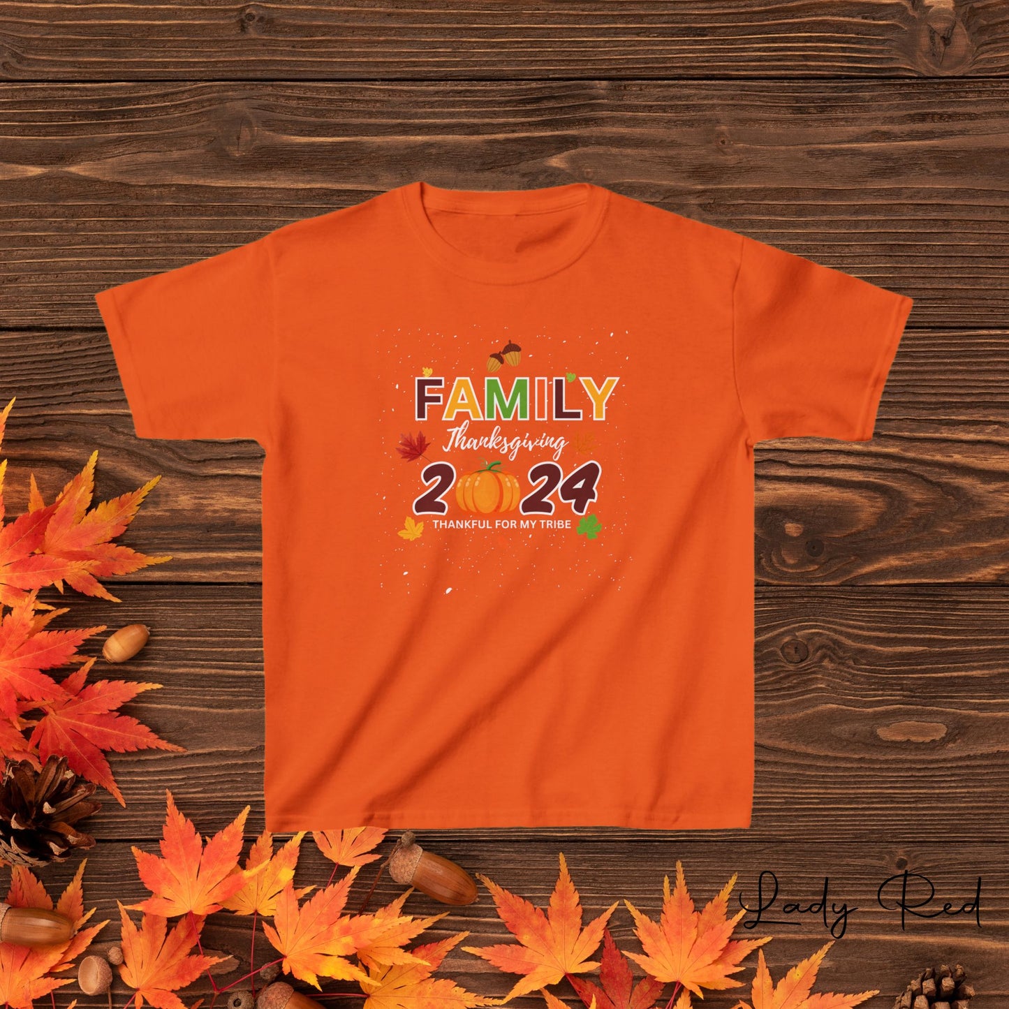 Kids Family Thanksgiving 2024 Tee