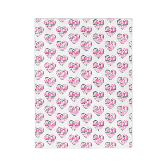 Pink Warrior Fleece Blanket