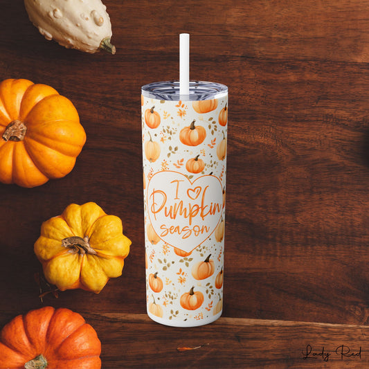 I Love Pumpkin Season, 20oz Fall Tumbler