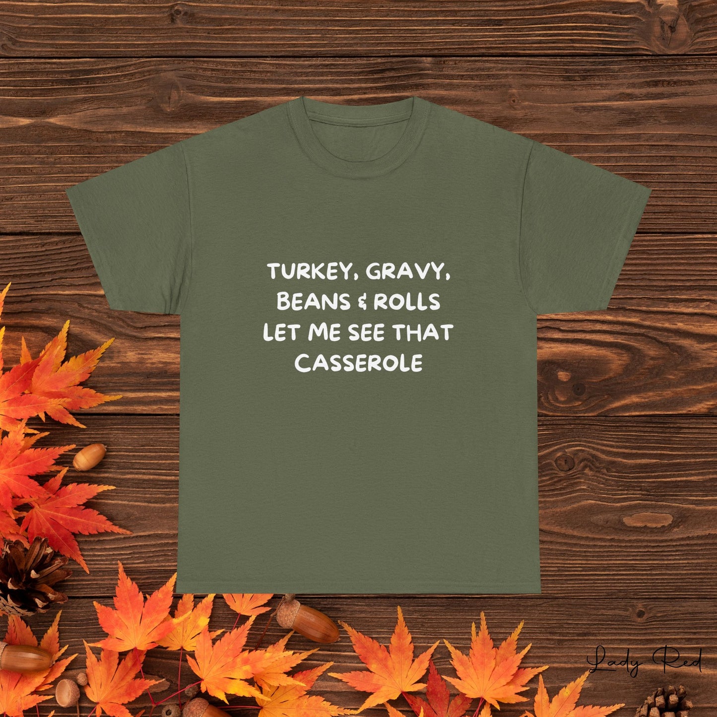 Family Thanksgiving Shirts....Turkey, Gravy, Beans & Rolls