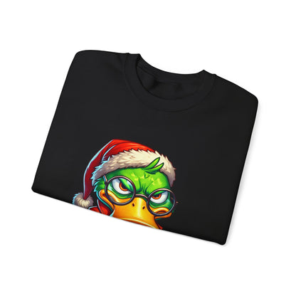 Festive Duck Off Christmas Sweatshirt