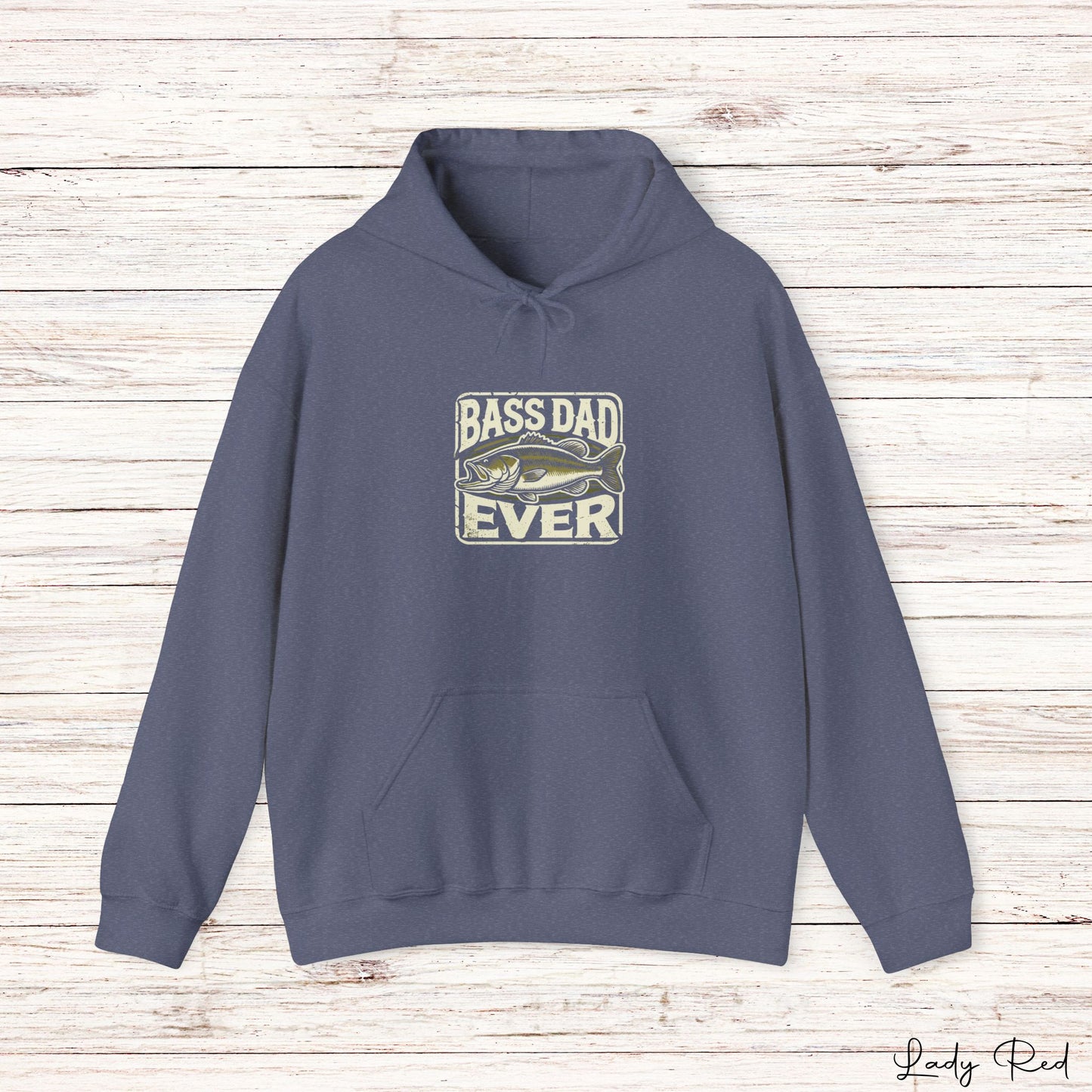 Fisherman " Bass Dad Ever" Hoodie