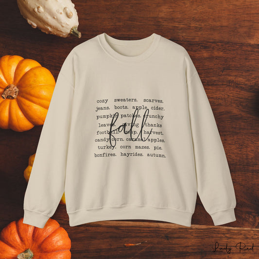 Cozy Autumn CiderCrew Sweatshirt