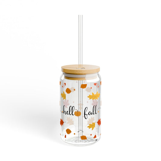 Autumn Leaves, 16oz Libby Glass