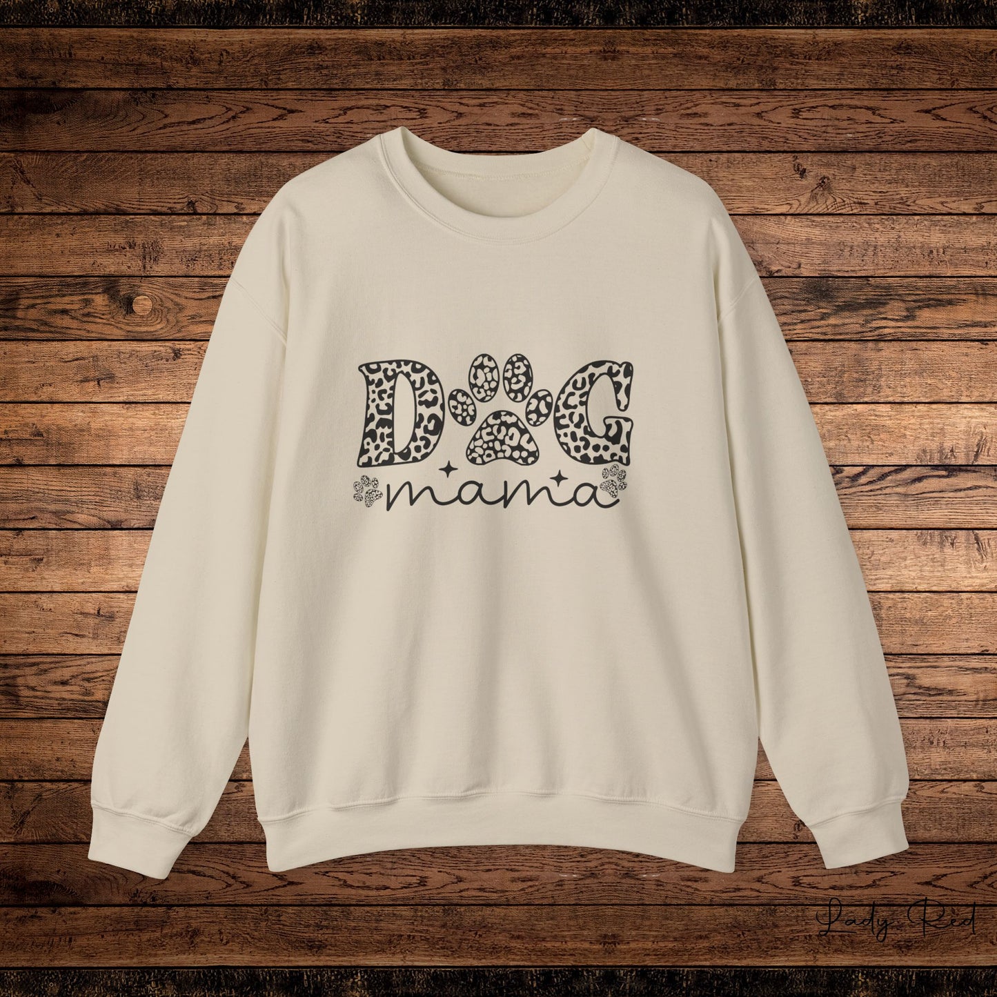 "Leopard Love Dog Mom Sweatshirt"