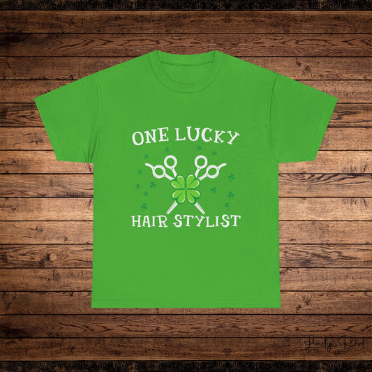 "One Lucky Hairstylist" Tee