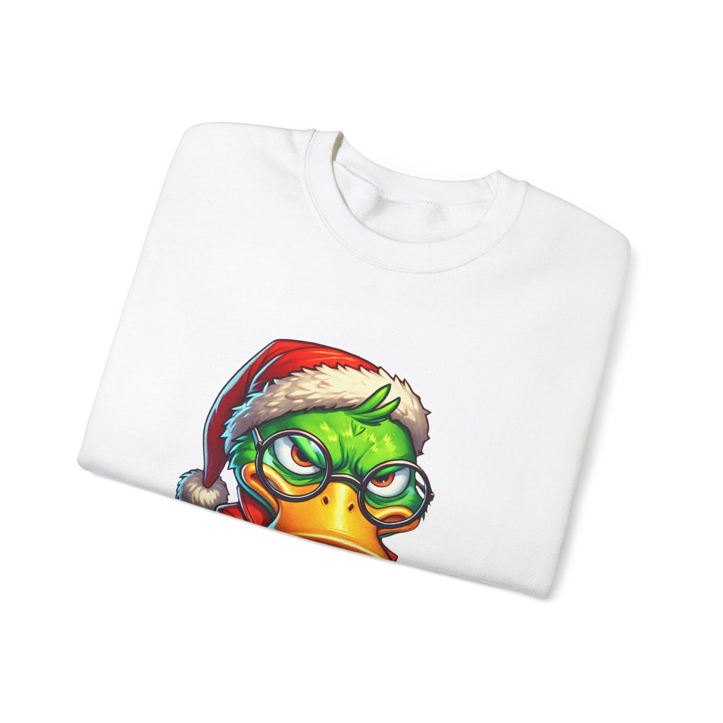 Festive Duck Off Christmas Sweatshirt